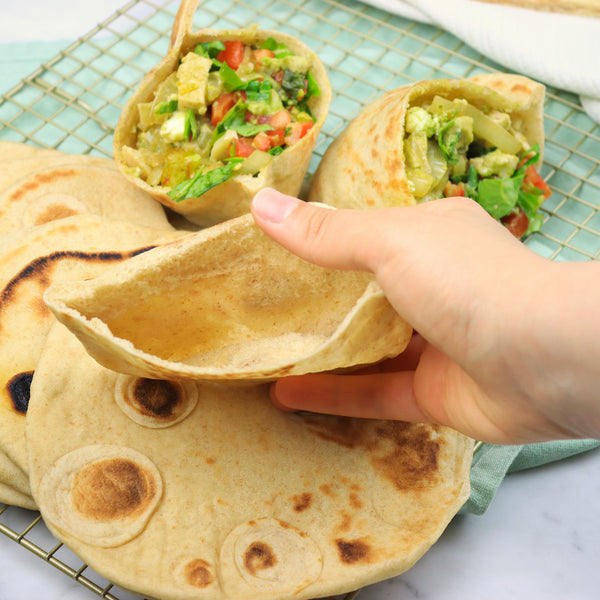 Pita Bread Recipe (Without Oven) | How To Cuisine