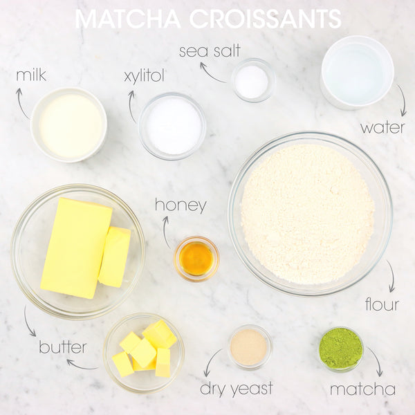 Matcha Croissants Recipe 