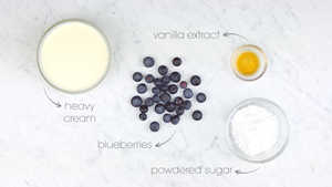 Fancy & Buttery Blueberry Scones Ingredients | How To Cuisine