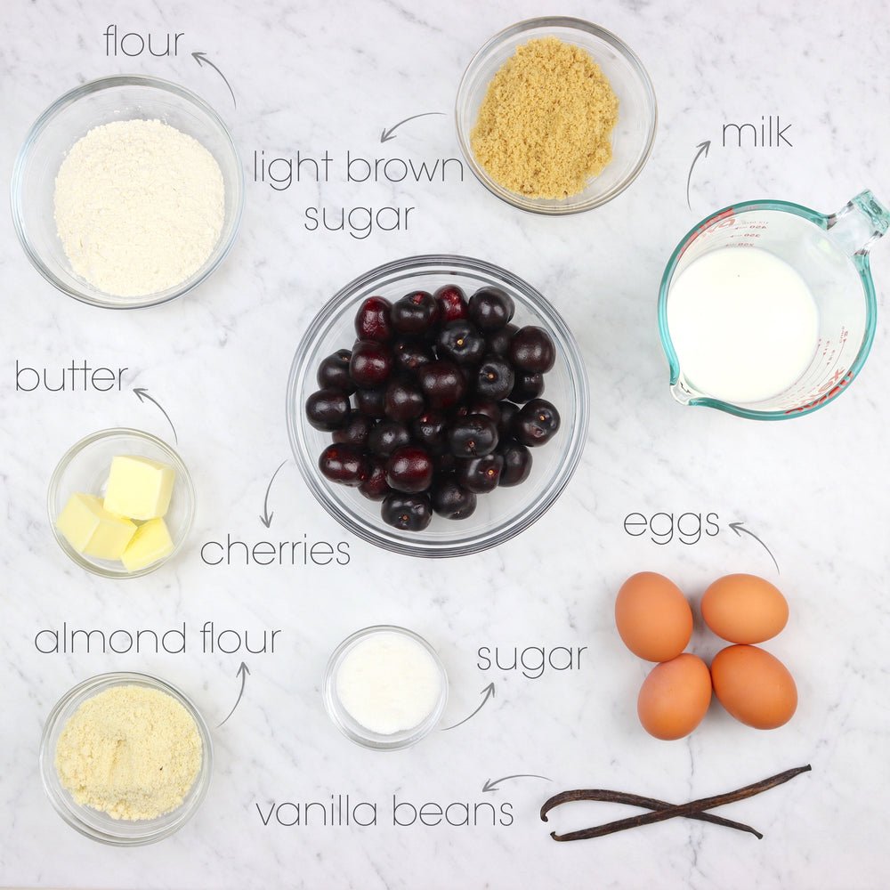 French Cherry Clafoutis Ingredients | How To Cuisine