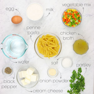 
            
                Load image into Gallery viewer, Cooking Creamy Penne Pasta Ingredients | How To Cuisine
            
        