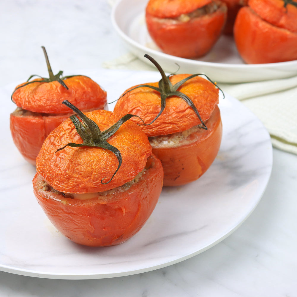 Cheesy Stuffed Tomatoes | How To Cuisine 