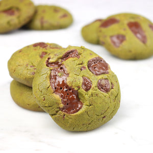 
            
                Load image into Gallery viewer, Matcha Chocolate Chip Cookies | How To Cuisine
            
        