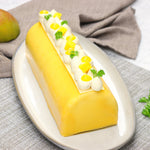 Vanilla Mango Yule Log Recipe | How To Cuisine