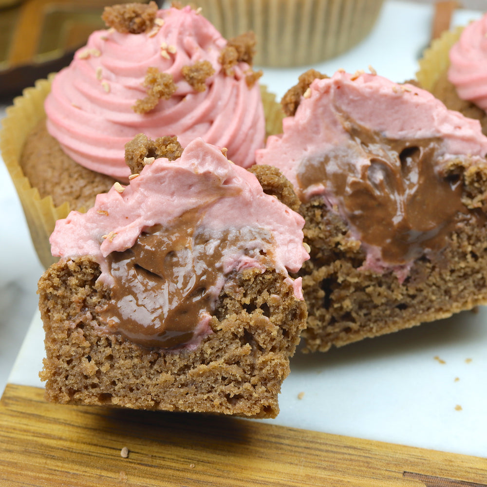 Creamy Chocolate Raspberry Cupcakes | How To Cuisine