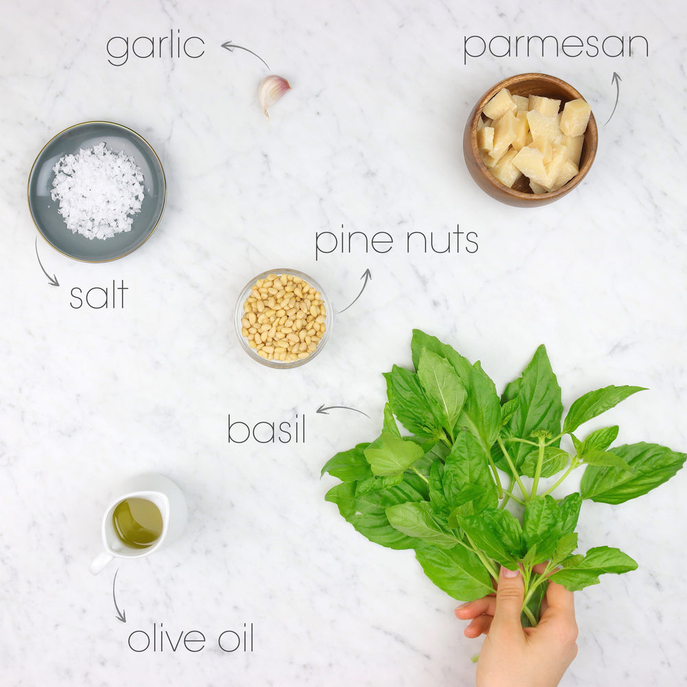 
            
                Load image into Gallery viewer, Incredible Italian Pesto Ingredients | How To Cuisine
            
        