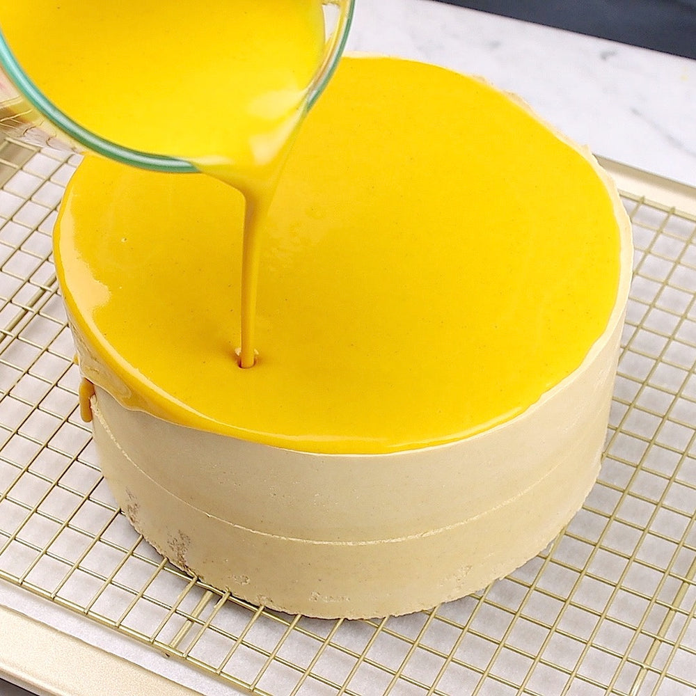 Glazing Pumpkin Mousse Cake | How To Cuisine 