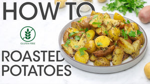 
            
                Load and play video in Gallery viewer, Lemon Roasted Potatoes: Greek Style Recipe Youtube Thumbnail | How To Cuisine
            
        