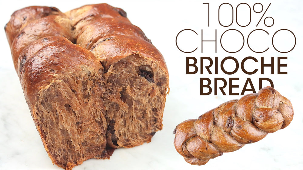 
            
                Load and play video in Gallery viewer, 100% Chocolate Brioche Bread Recipe Youtube Thumbnail | How To Cuisine
            
        