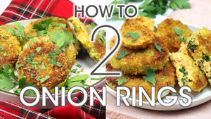 
            
                Load and play video in Gallery viewer, Gourmet Onion Rings Recipe Youtube Thumbnail | How To Cuisine
            
        