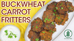 
            
                Load and play video in Gallery viewer, Our Secret Carrot Fritters Recipe With Greek Cumin Dipping Sauce: Gluten Free Youtube Thumbnail | How To Cuisine
            
        
