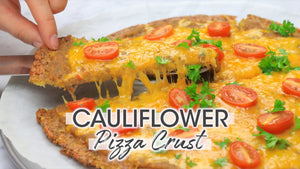 
            
                Load and play video in Gallery viewer, Easy Cauliflower Pizza Crust Recipe Youtube Thumbnail | How To Cuisine
            
        