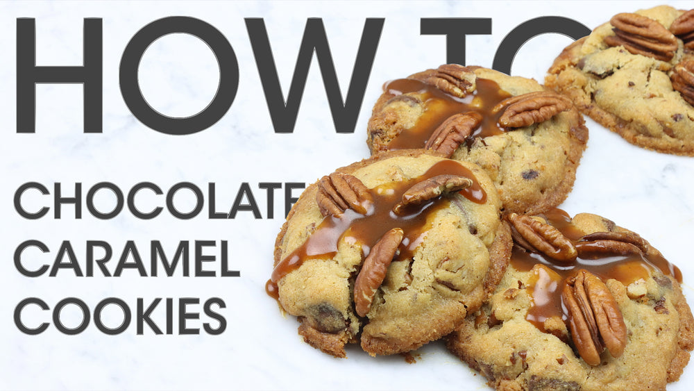 
            
                Load and play video in Gallery viewer, Chewy Chocolate Chip Caramel Cookies Recipe Youtube Thumbnail | How To Cuisine
            
        