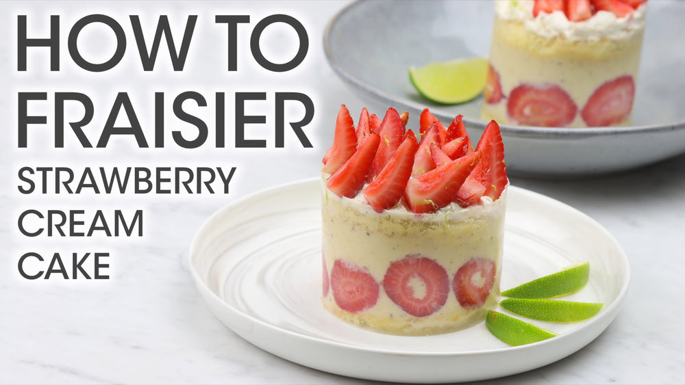 
            
                Load and play video in Gallery viewer, The Fraisier: French Strawberry Cream Cake Recipe Youtube Thumbnail  | How To Cuisine
            
        