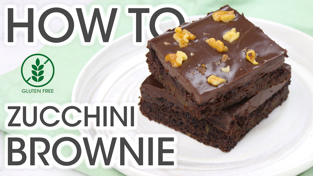 
            
                Load and play video in Gallery viewer, Gluten Free Zucchini Brownies Recipe Youtube Thumbnail | How To Cuisine
            
        