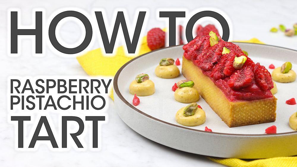 
            
                Load and play video in Gallery viewer, Gourmet Pistachio Raspberry Tart Recipe Youtube Thumbnail | How To Cuisine
            
        