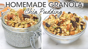 
            
                Load and play video in Gallery viewer, Healthy Granola &amp;amp; Chia Pudding Recipe Youtube Thumbnail | How To Cuisine
            
        