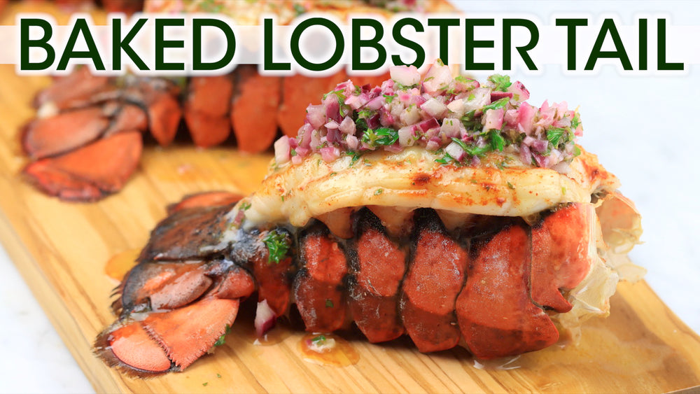 
            
                Load and play video in Gallery viewer, Gourmet Lobster Tails Recipe Youtube Thumbnail | How To Cuisine
            
        