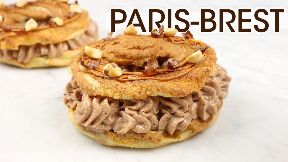 
            
                Load and play video in Gallery viewer, Paris-Brest Recipe: Milk Chocolate &amp;amp; Hazelnuts Youtube Thumbnail | How To Cuisine
            
        