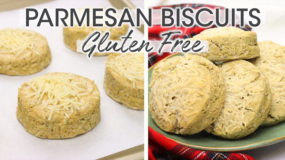 
            
                Load and play video in Gallery viewer, Gluten Free Parmesan Biscuits Recipe Youtube Thumbnail | How To Cuisine
            
        