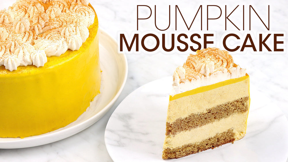 
            
                Load and play video in Gallery viewer, Pumpkin Mousse Cake Recipe Youtube Thumbnail | How To Cuisine
            
        