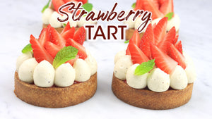 
            
                Load and play video in Gallery viewer, Gourmet Strawberry Tart Recipe Youtube Thumbnail | How To Cuisine
            
        