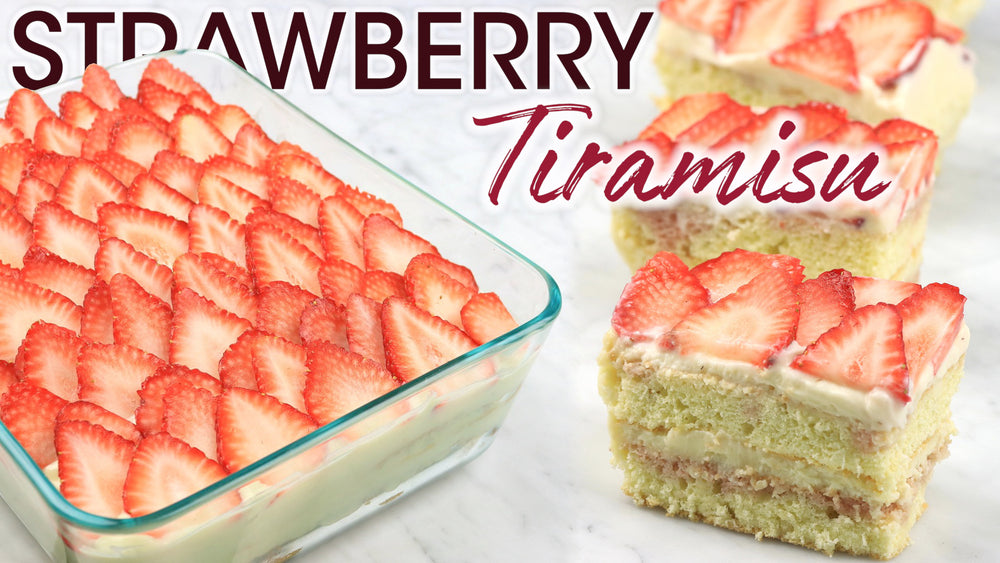 
            
                Load and play video in Gallery viewer, Strawberry Tiramisu Recipe Youtube Thumbnail | How To Cuisine
            
        