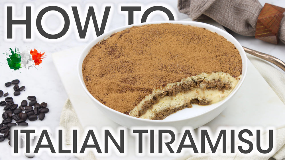 
            
                Load and play video in Gallery viewer, Italian Tiramisu With Homemade Ladyfingers Recipe Youtube Thumbnail | How To Cuisine
            
        