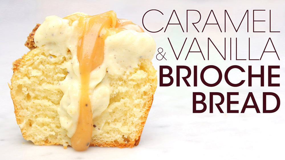 
            
                Load and play video in Gallery viewer, Brioche Bread with Vanilla Cream &amp;amp; Caramel Recipe Youtube Thumbnail | How To Cuisine
            
        
