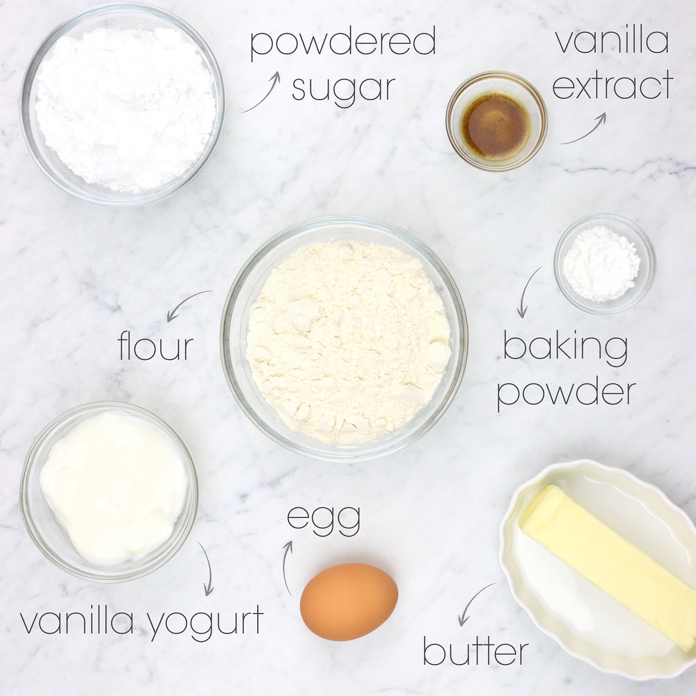 Fluffy Vanilla Cupcakes Ingredients | How To Cuisine