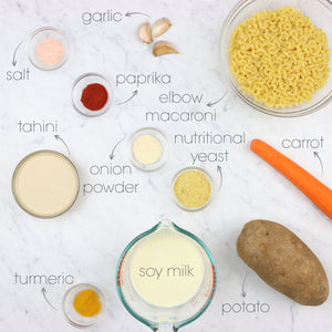 
            
                Load image into Gallery viewer, Vegan Mac &amp;amp; Cheese Au Gratin Ingredients | How To Cuisine
            
        