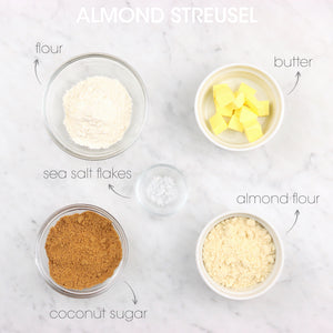 
            
                Load image into Gallery viewer, Almond Streusel Ingredients | How To Cuisine
            
        