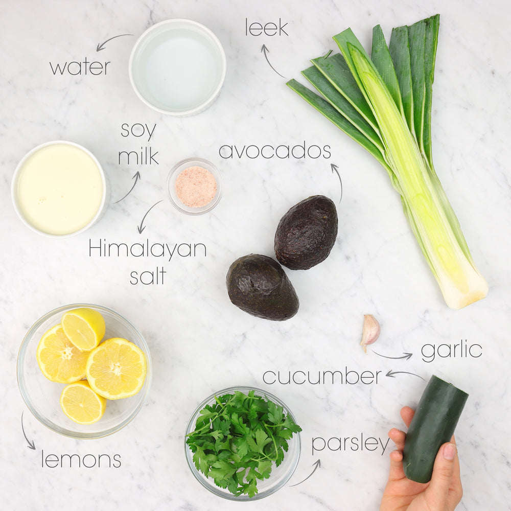 Creamy Avocado Soup Ingredients | How To Cuisine