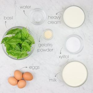 
            
                Load image into Gallery viewer, Basil Mousse Ingredients | How To Cuisine
            
        