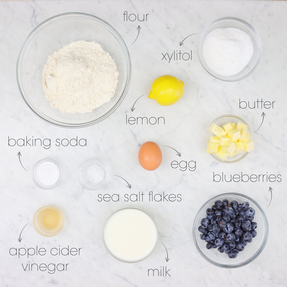 
            
                Load image into Gallery viewer, Blueberry Muffins Ingredients | How To Cuisine
            
        