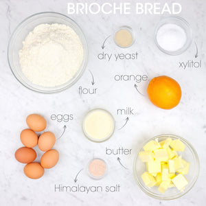 
            
                Load image into Gallery viewer, Fluffy Brioche Bread Ingredients | How To Cuisine
            
        