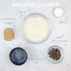 
            
                Load image into Gallery viewer, Fudgy Chocolate Brownie Cookies Ingredients | How To Cuisine
            
        