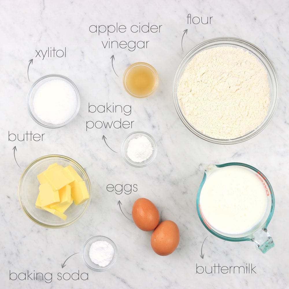 
            
                Load image into Gallery viewer, Fluffy Buttermilk Pancakes Ingredients | How To Cuisine 
            
        