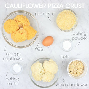 
            
                Load image into Gallery viewer, Easy Cauliflower Pizza Crust Ingredients | How To Cuisine
            
        