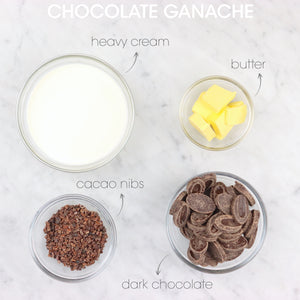 Chocolate Ganache Ingredients | How To Cuisine