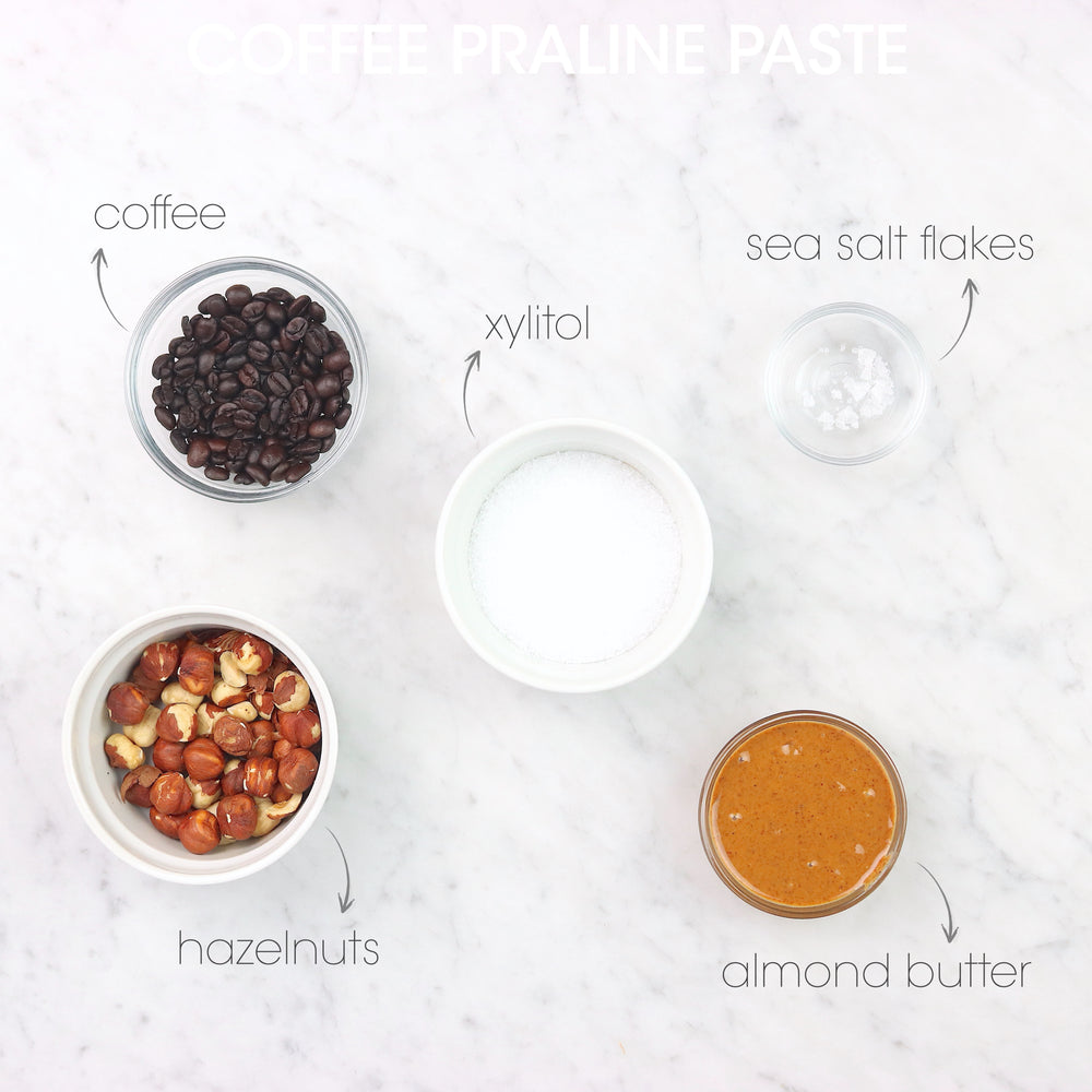 
            
                Load image into Gallery viewer, Coffee Praline Paste Ingredients | How To Cuisine
            
        