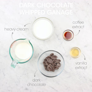 Dark Chocolate Whipped Ganache Ingredients | How To Cuisine