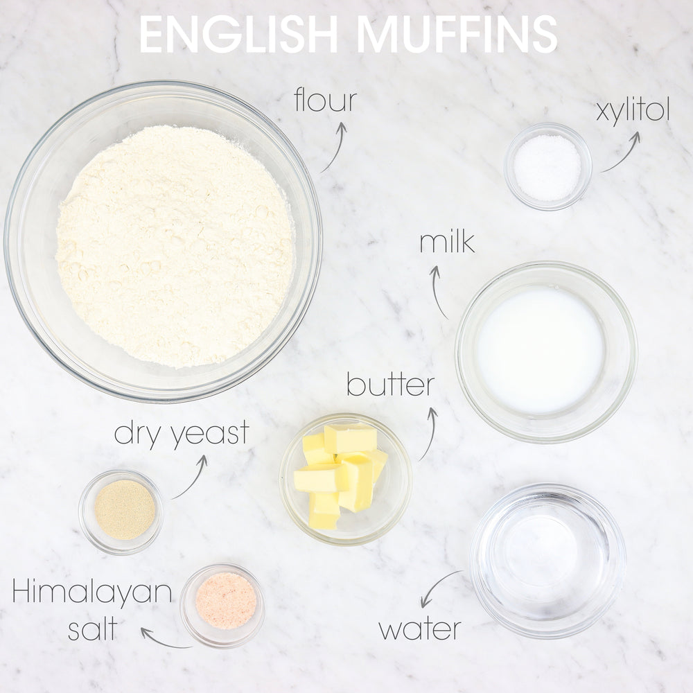 
            
                Load image into Gallery viewer, Easy English Muffins Ingredients | How To Cuisine
            
        