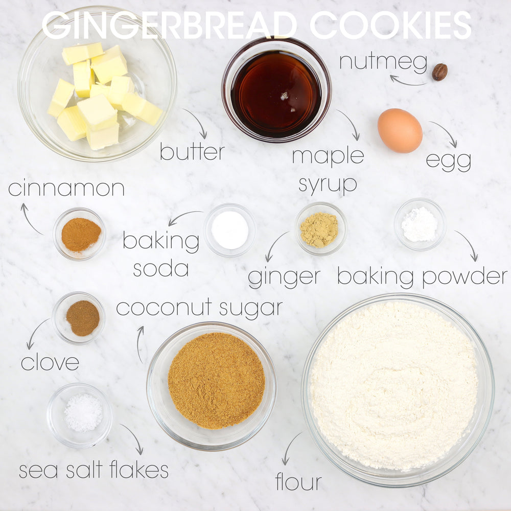 
            
                Load image into Gallery viewer, Gingerbread Cookies Ingredients | How To Cuisine
            
        