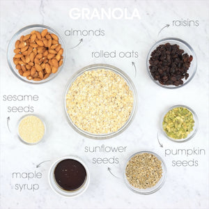 
            
                Load image into Gallery viewer, Healthy Homemade Granola Ingredients | How To Cuisine
            
        