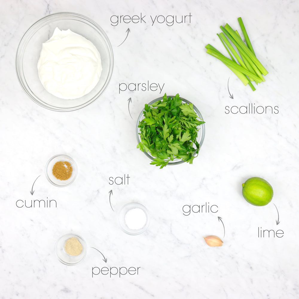 Greek Cumin Parsley Dipping Sauce Ingredients | How To Cuisine