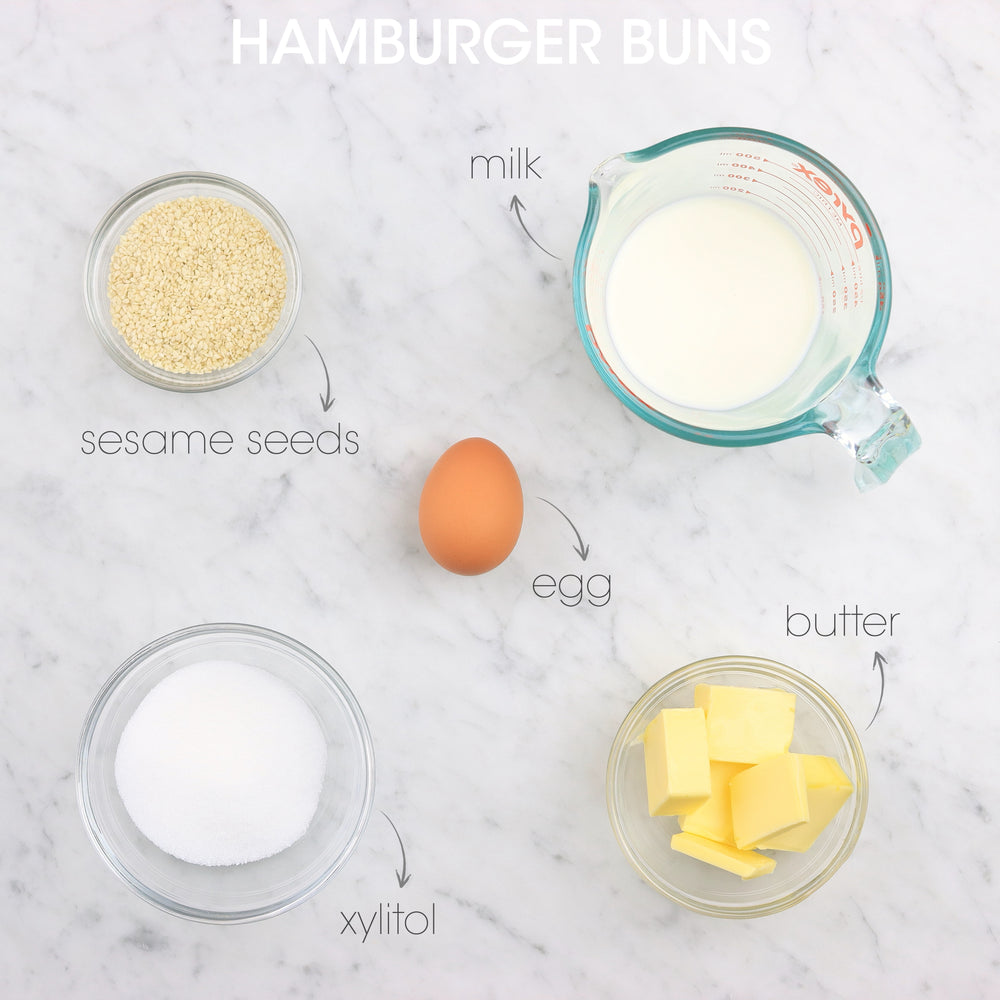 
            
                Load image into Gallery viewer, Gluten-Free Hamburger Buns Ingredients | How To Cuisine
            
        