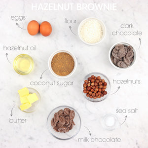 Hazelnut Brownie Ingredients | How To Cuisine