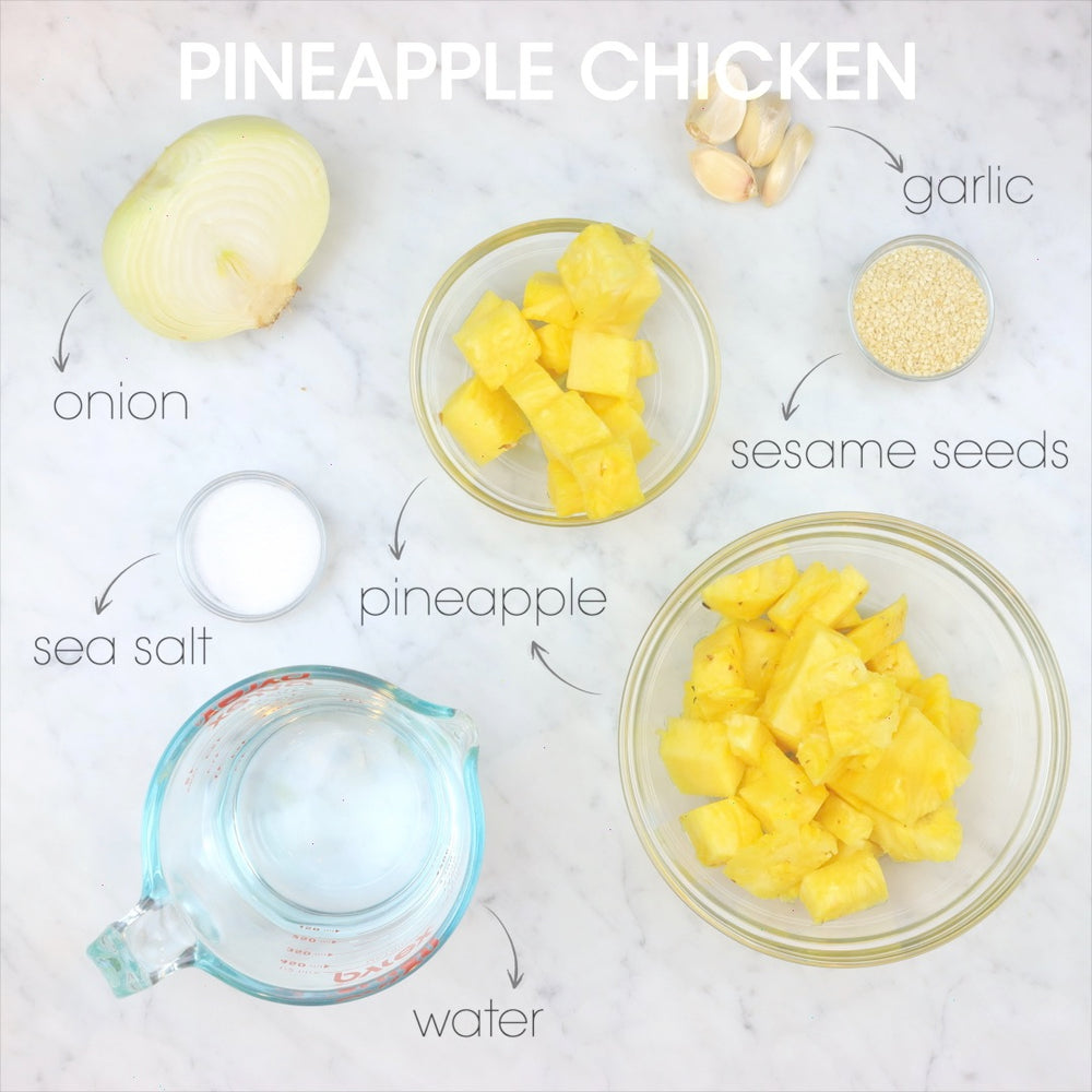 
            
                Load image into Gallery viewer, Healthy Pineapple Chicken Recipe Ingredients | How To Cuisine
            
        