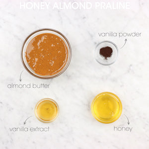 
            
                Load image into Gallery viewer, Honey Almond Praline Ingredients | How To Cuisine
            
        